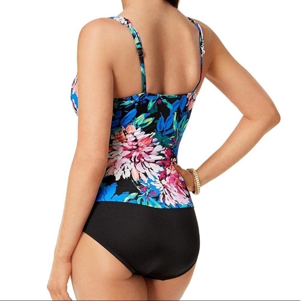 SWIM Solutions Floral One Piece Swimsuit - Picture 2 of 5
